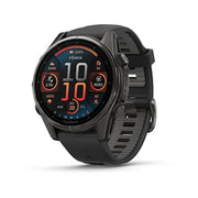Garmin Fēnix® 8 - 43 mm 010-02903-21 - cinturino silicone nero - cassa resina nera - quadrante multifunzionale nero